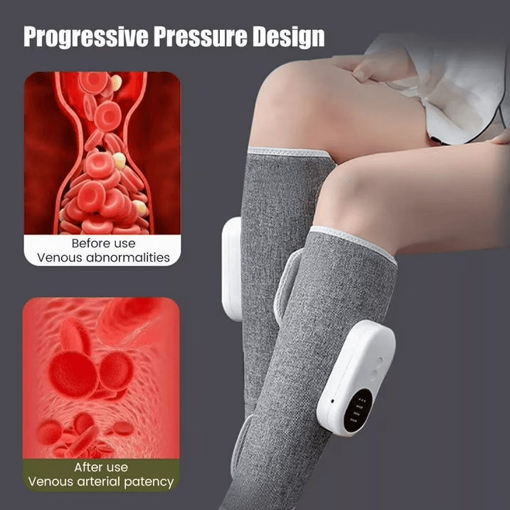 Calf Massager, Cordless Electric Leg Massager with Heat Air Compression for Circulation Pain Relief - image 6