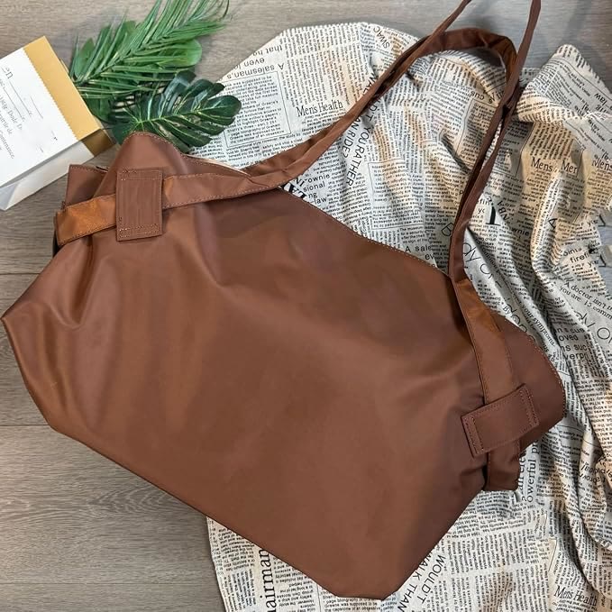  Large Capacity Travel Shoulder Bag, Foldable Expandable Waterproof Crossbody Messenger Bag - image 9