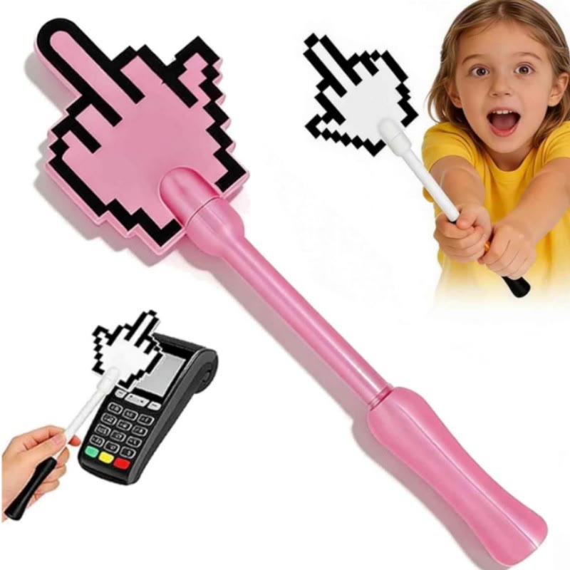 Art Vertical Middle Finger Contactless Payment Stick, 3D Printed Tap to Pay Wand - Pink - image 16