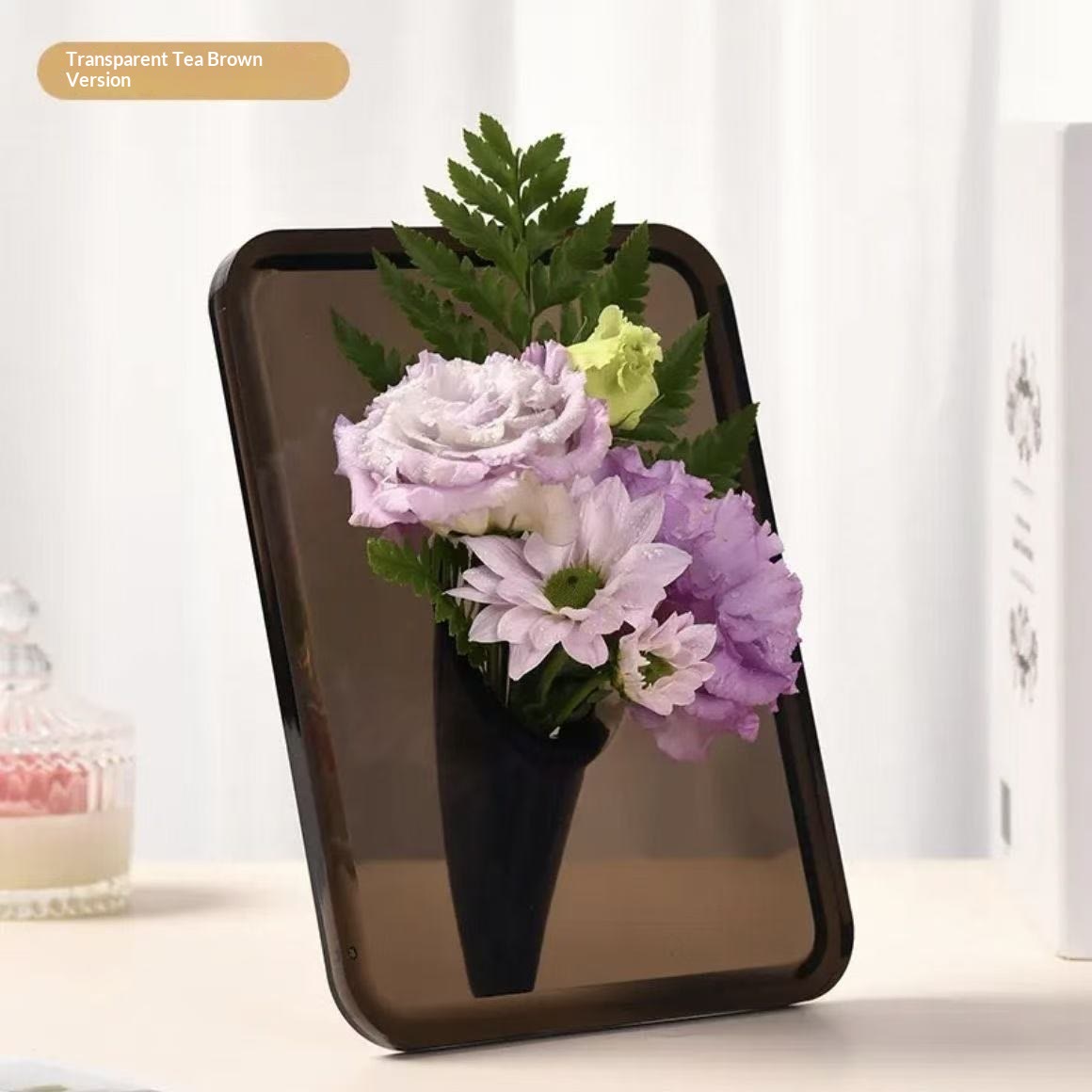 Photo Frame Vase for Fresh & Dried Flowers, Elegant Home Decor Gift - image 5
