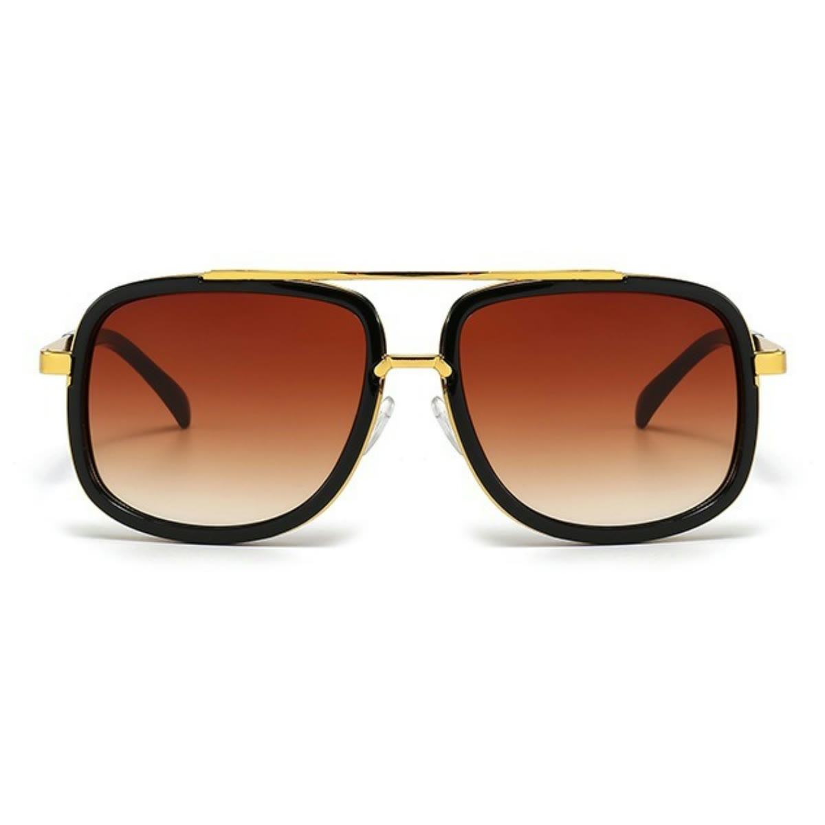 Spykay™ SG1013 Aviator Double Bridges Frame Brown Ombre Tinted Sunglasses - image 3