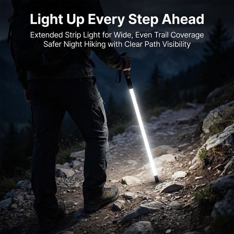 Laser Saber Style Trekking Poles - Built-in LED Light Strip Hiking Sticks - image 5