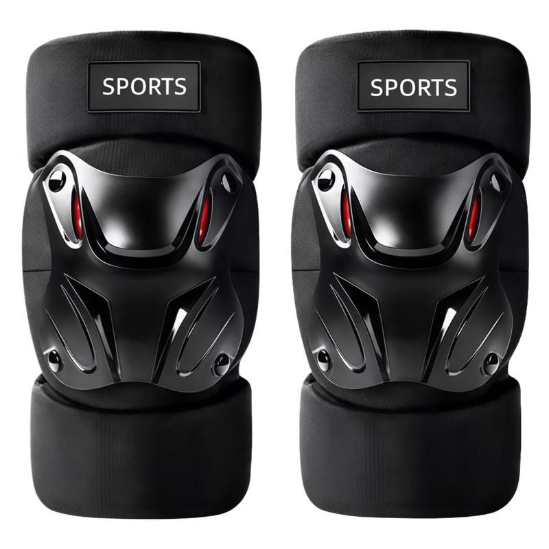 Sports Knee Pads - Duty Protective Gear for Cycling, Skateboarding & Outdoor Activities - Black - A pair - Knee pads - image 10