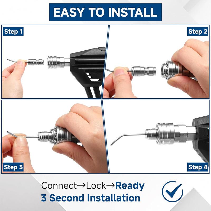 Tool Daily Heavy Duty Hose High-Pressure Washer Needle Nozzle Kit - image 5