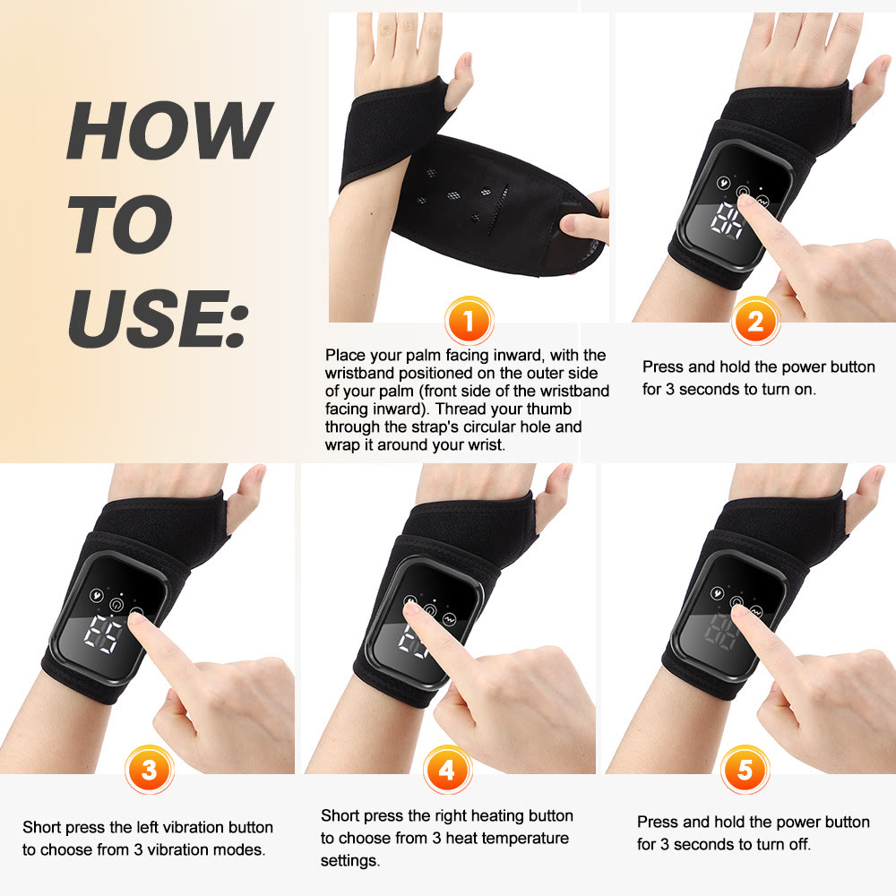 Hand relief device, alleviates carpal tunnel syndrome, arthritis, and wrist pain — rechargeable and portable - image 7