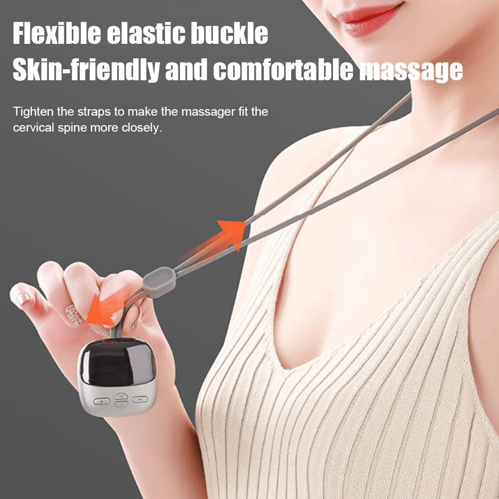 Heat Neck Massager 4 Dual Pulse Modes USB Rechargeable Deep Pain Relief - image 8