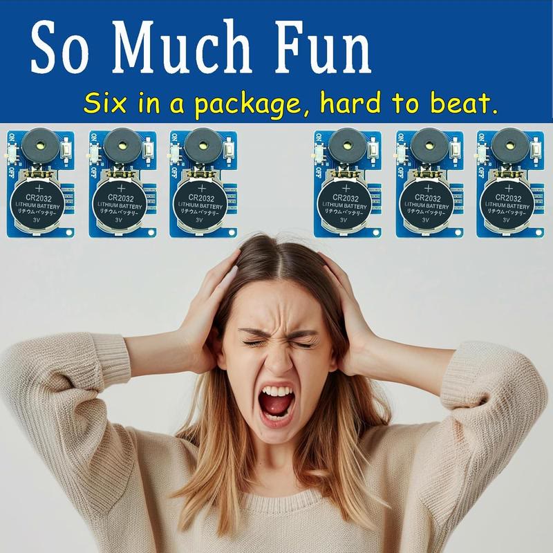 6 PCS Annoying Cricket Prank Noisemaker - Long Lasting Hidden Beeps - image 4