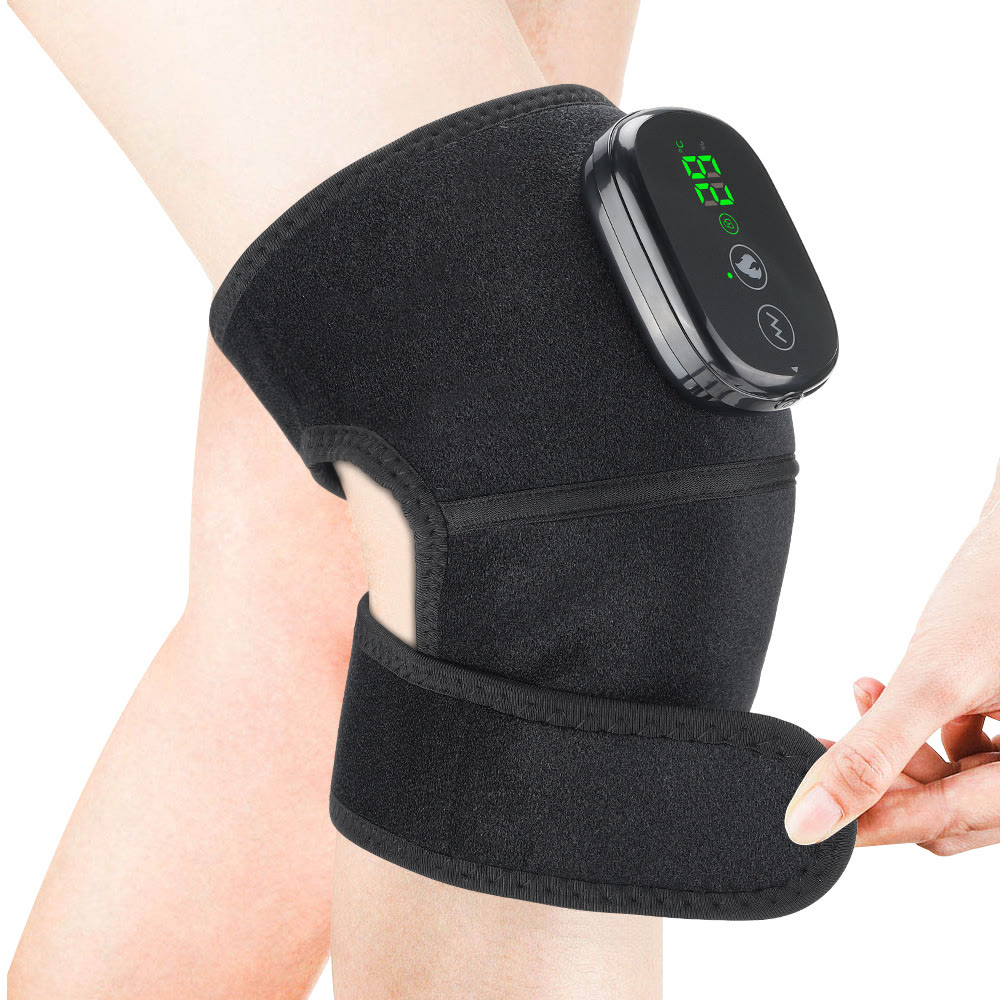 3-in-1 Heated & Massaging Knee, 3 Heat & Massage Levels - Black - image 9