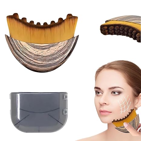 💥Buy 1 get 1 free 💥New Lymphatic Contour Face Brush for Sculpting - Brown - 2PCS - image 1