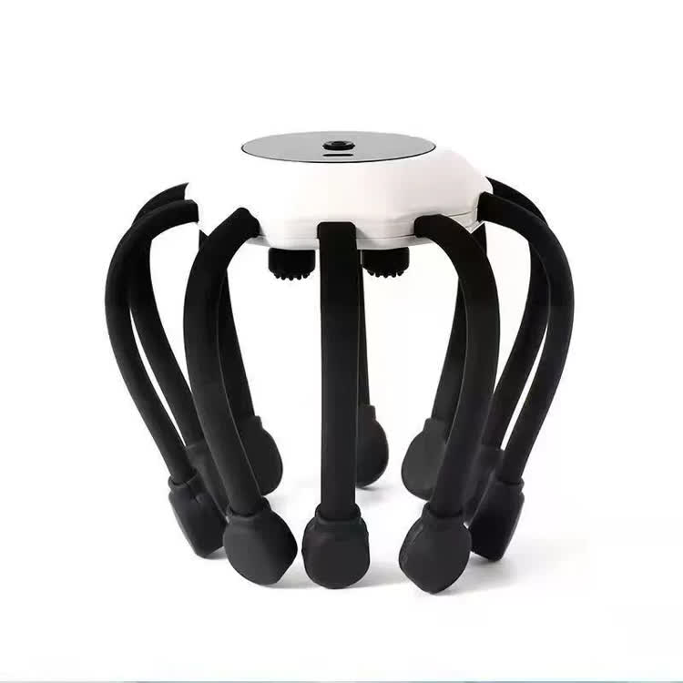Deep Relaxation Octopus Tentacle Head Massager - Upgraded Black - 14*14cm - image 10