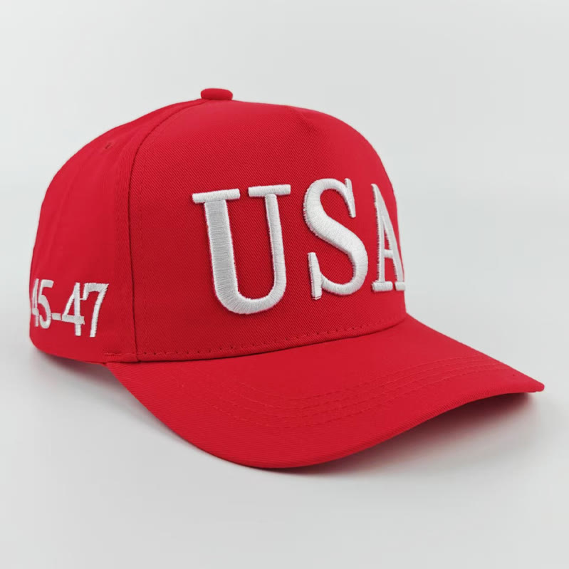 Unisex Independence Day Embroidered Usa Flag Baseball Cap - image 6