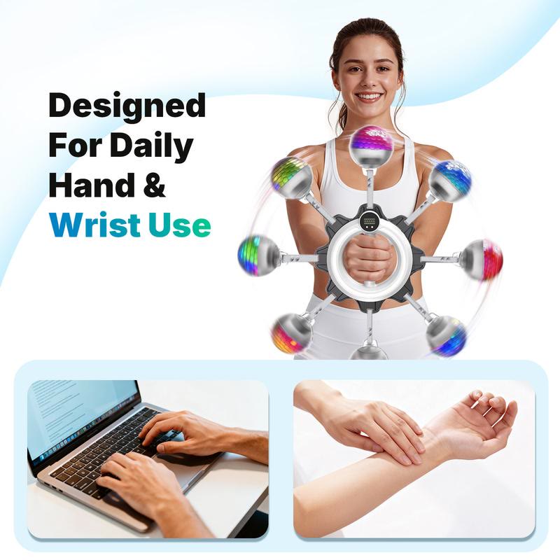 360° Gyroscopic Wrist Trainer with Digital Counter for Grip & Forearm Strength - image 8