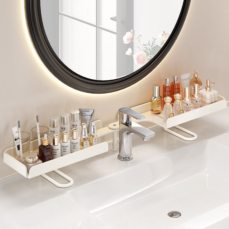 Foldable Over-Sink Organizer – No-Drill Carbon Steel Sink Storage Rack, Adjustable & Easy-Drain - image 8