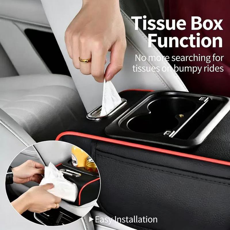 2026 New Model Car Armrest Box Height Riser - Nappa Leather & Memory Foam Car Accessories - image 6