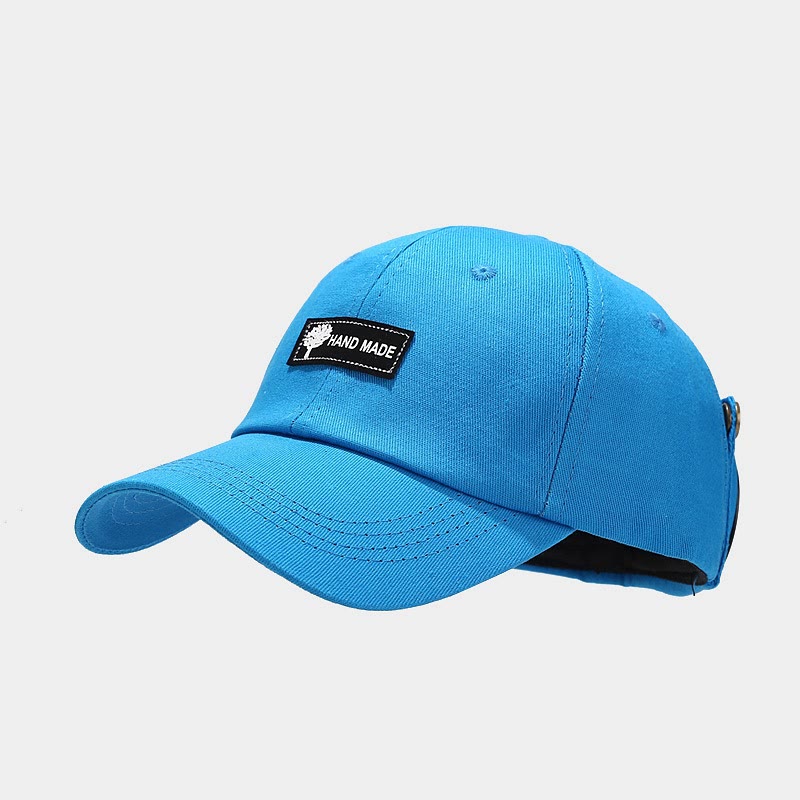 Men's Korean-Style Pilot Baseball Cap-Curved Visor, Casual Style, Accessories Adults backtoschool - Blue - image 14