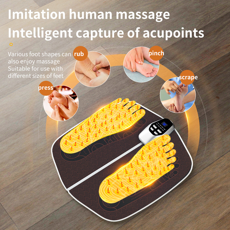 EMS Foot Massager Mat, Electric Pulse Acupoint Therapy - image 3