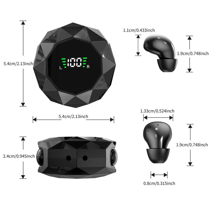 Mini Wireless Sleep Earbuds For Side Sleepers, Bluetooth 6.0 In-ear Headphones With Noise Reduction - image 5