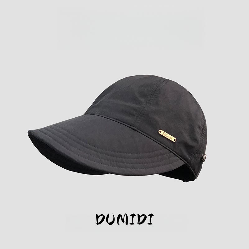 Women's Wide Brim Sun Visor Hat - UPF 50+ Open Top Cap - Black - One Size - 🔥🔥BUY 3(Save $20) - image 9
