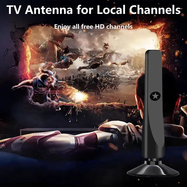 Local TV channels with an indoor digital HDTV antenna