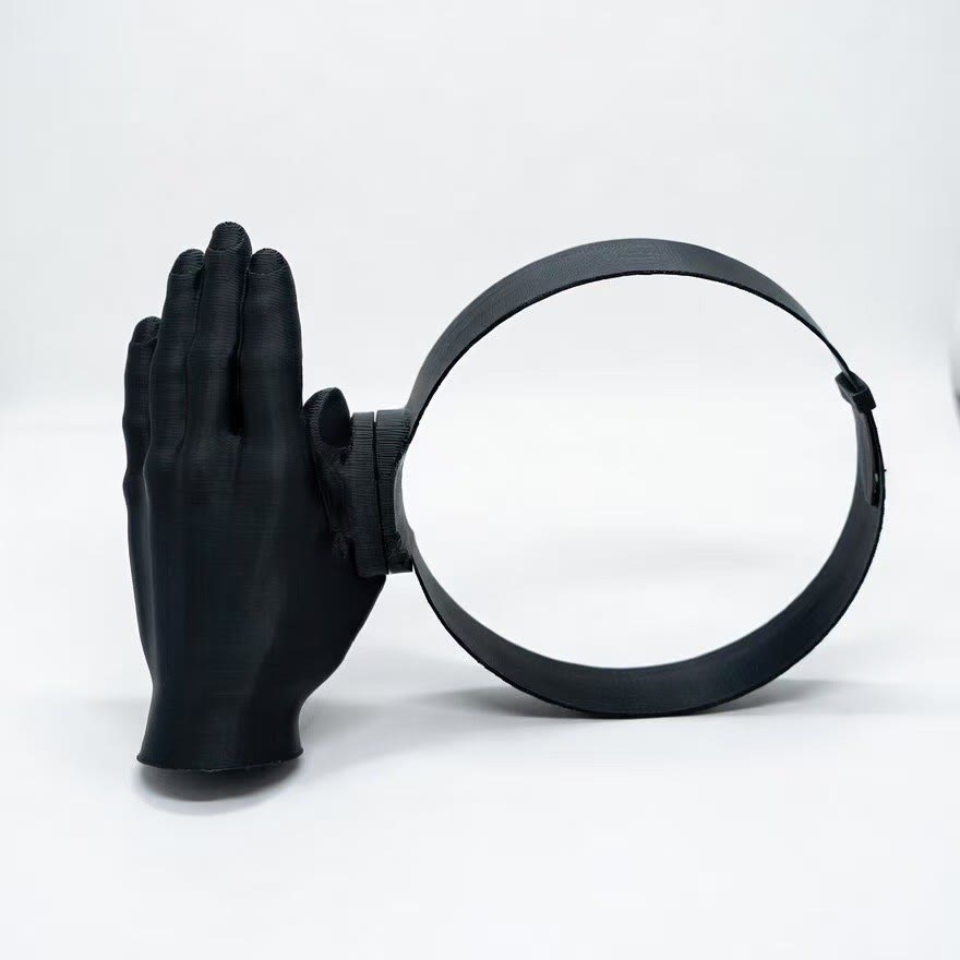 2026 Funny Palm-shaped Sun Hat Empty Top Hat Sun Visor Cap Summer Outdoor Sport - Black - image 9