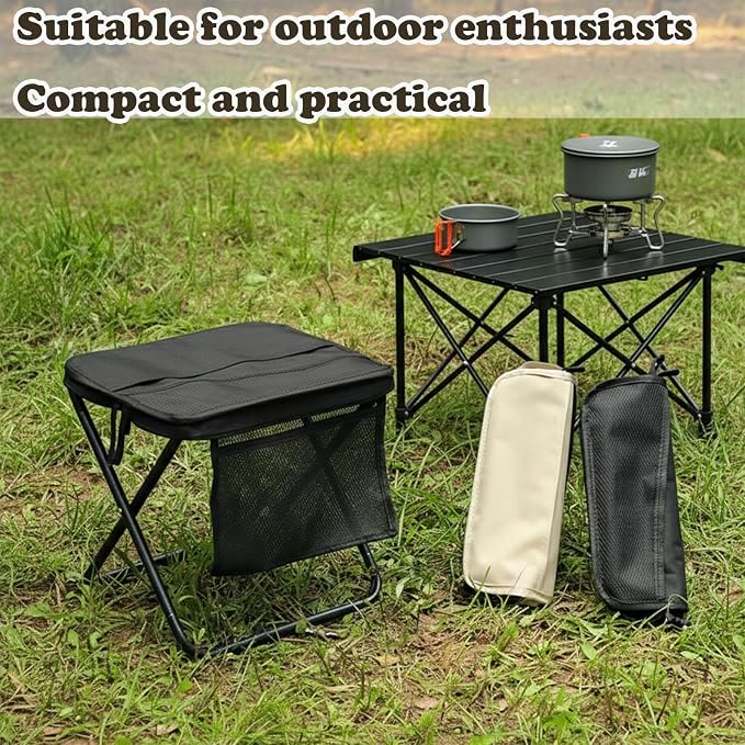 Compact Portable Folding Chair - Ultra-Lightweight All-Weather Camping Accessory - image 4