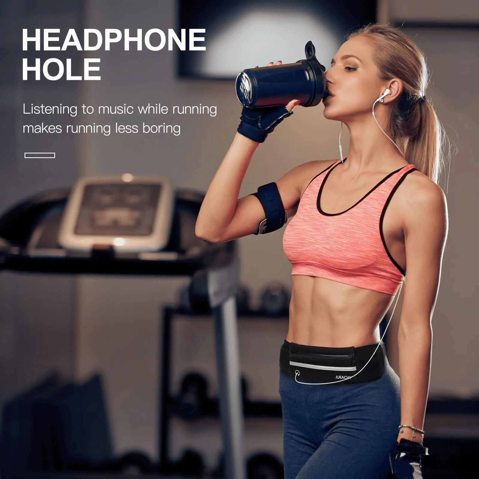 Unisex Sport Running Jogging Waist Belt - Waterproof, Adjustable Strap - image 11