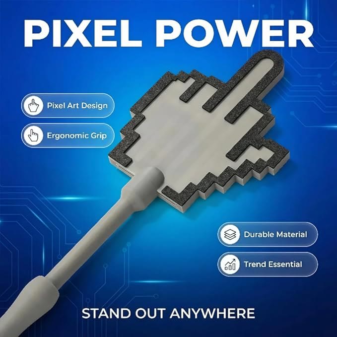 Art Vertical Middle Finger Contactless Payment Stick, 3D Printed Tap to Pay Wand - image 5