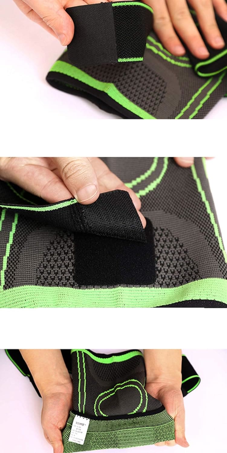 Knee Brace for Knee Pain Relief, Compression Knee Sleeves with Patella Gel Pad & Side Stabilizers - image 5