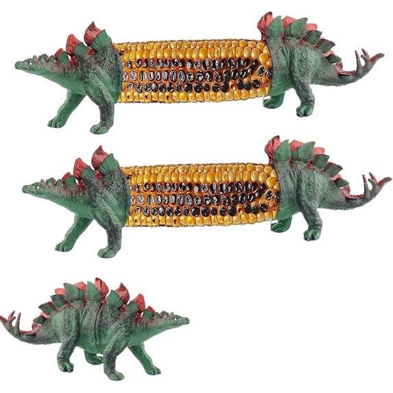 Dinosaur Corn Cob Holders – Cute BBQ Corn Forks for Family Grill Parties - E - image 9