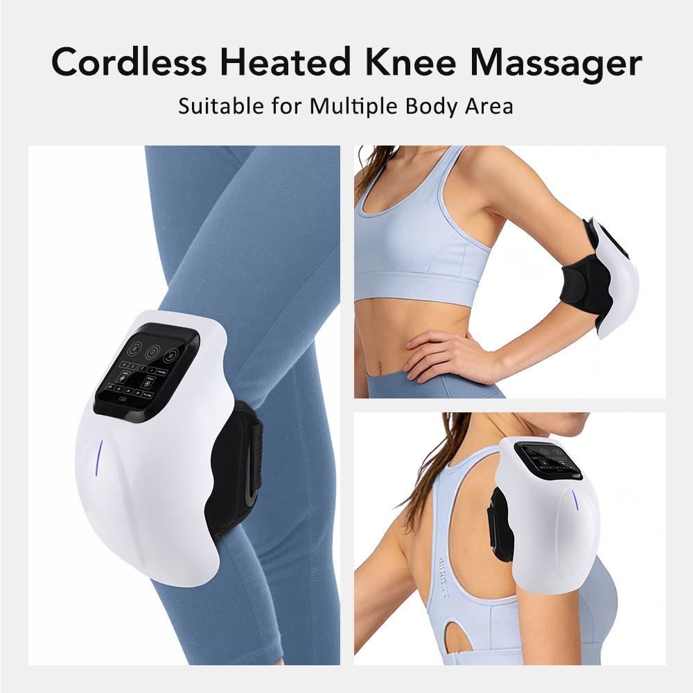 Cordless Knee Massager with Heat, Vibration & Infrared Therapy for Joint Pain Relief - image 4