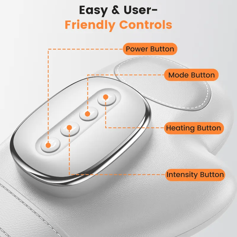 Smart Hand Massager with Heat & Air Compression for Fingers & Wrist - image 5