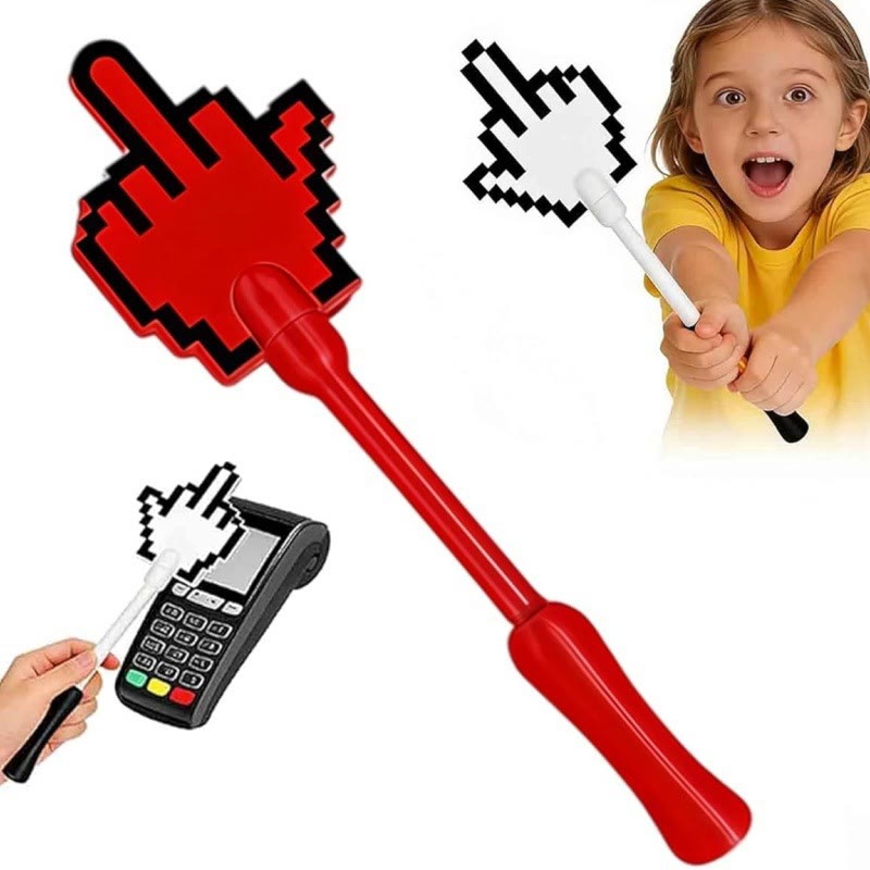 Art Vertical Middle Finger Contactless Payment Stick, 3D Printed Tap to Pay Wand - Red - image 17