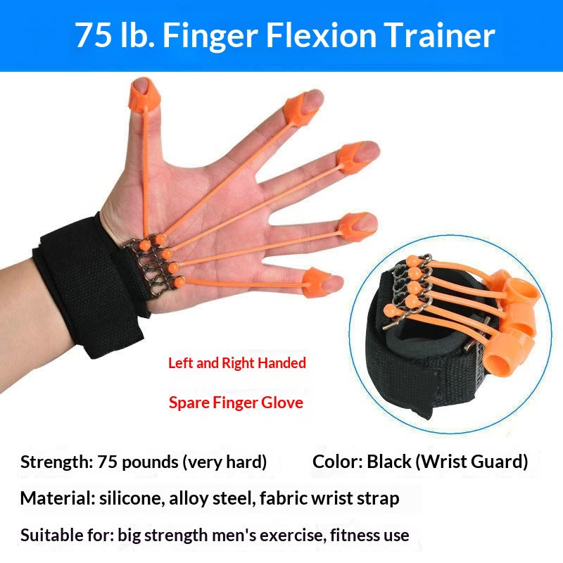 Finger Flexion & Extension Trainer, Hand Rehabilitation & Strength Exerciser - 75 lbs - image 18