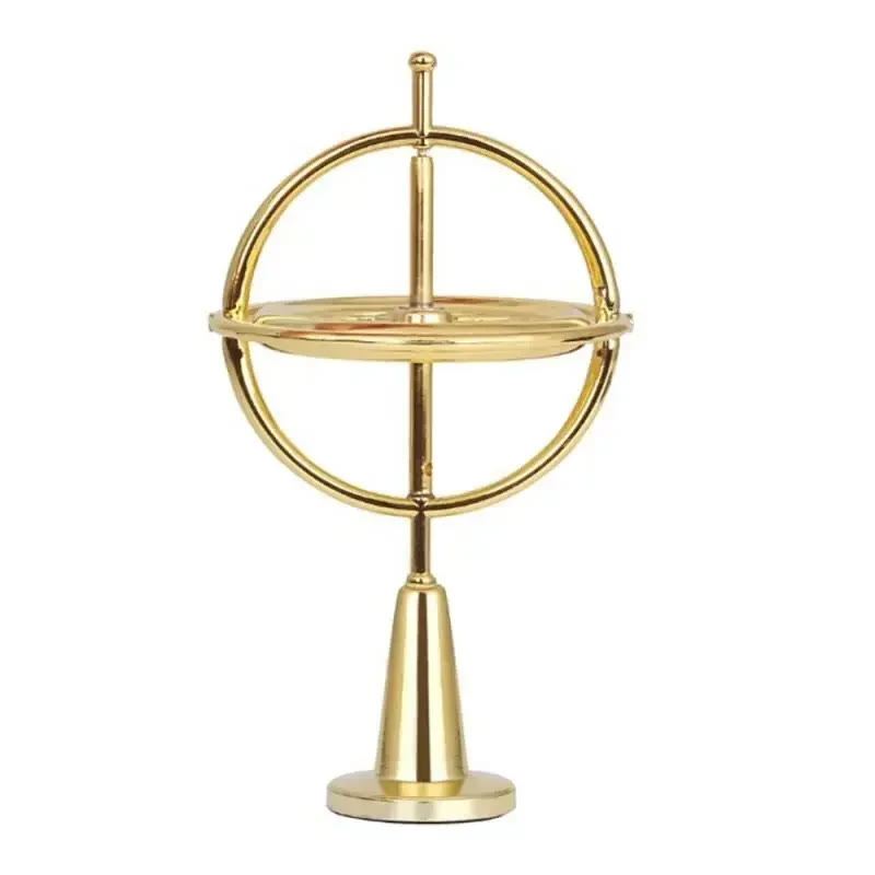 Mysterious Fingertip Physics Metal Gyroscope - Golden - One size - image 8