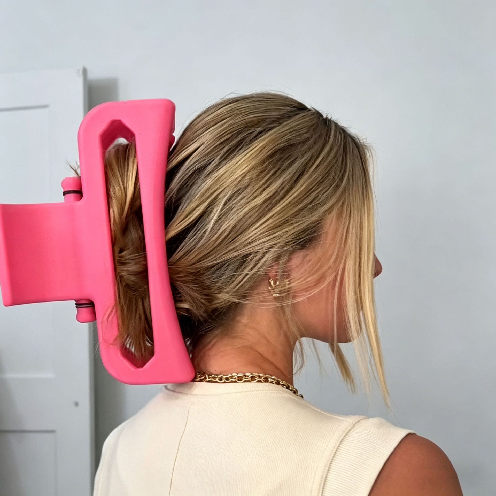  Extra Large Pink Claw Clip - image 5