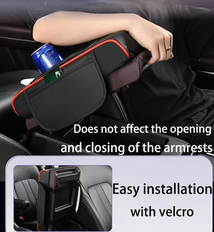 2026 New Model Car Armrest Box Height Riser - Nappa Leather & Memory Foam Car Accessories - image 5