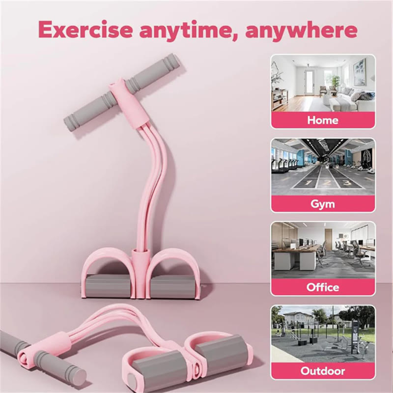 Pedal Resistance Bands With Handles, 6-tube Elastic Yoga Pedal Puller - image 12