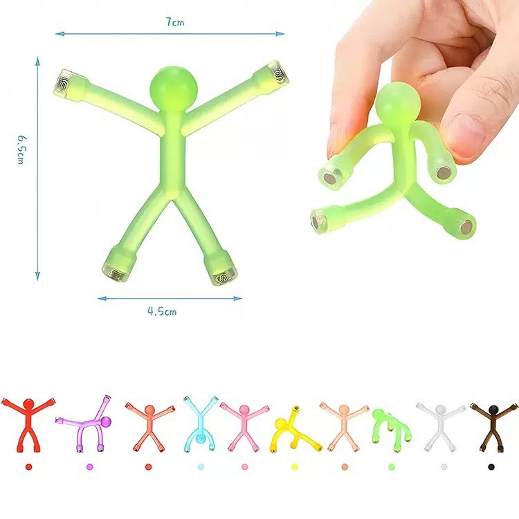 Magnetic Fidget Toys - 10-Pack Bright Solid Colors BPA-ADHD Fidgets, Relaxation - Multicolor(10PCS/set) - BUY 1 - image 4
