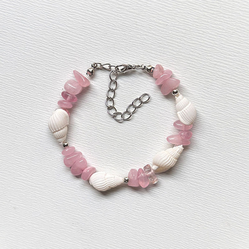 Beach Shell And Starfish Handmade Bracelet - 16 - 15-20cm - image 23