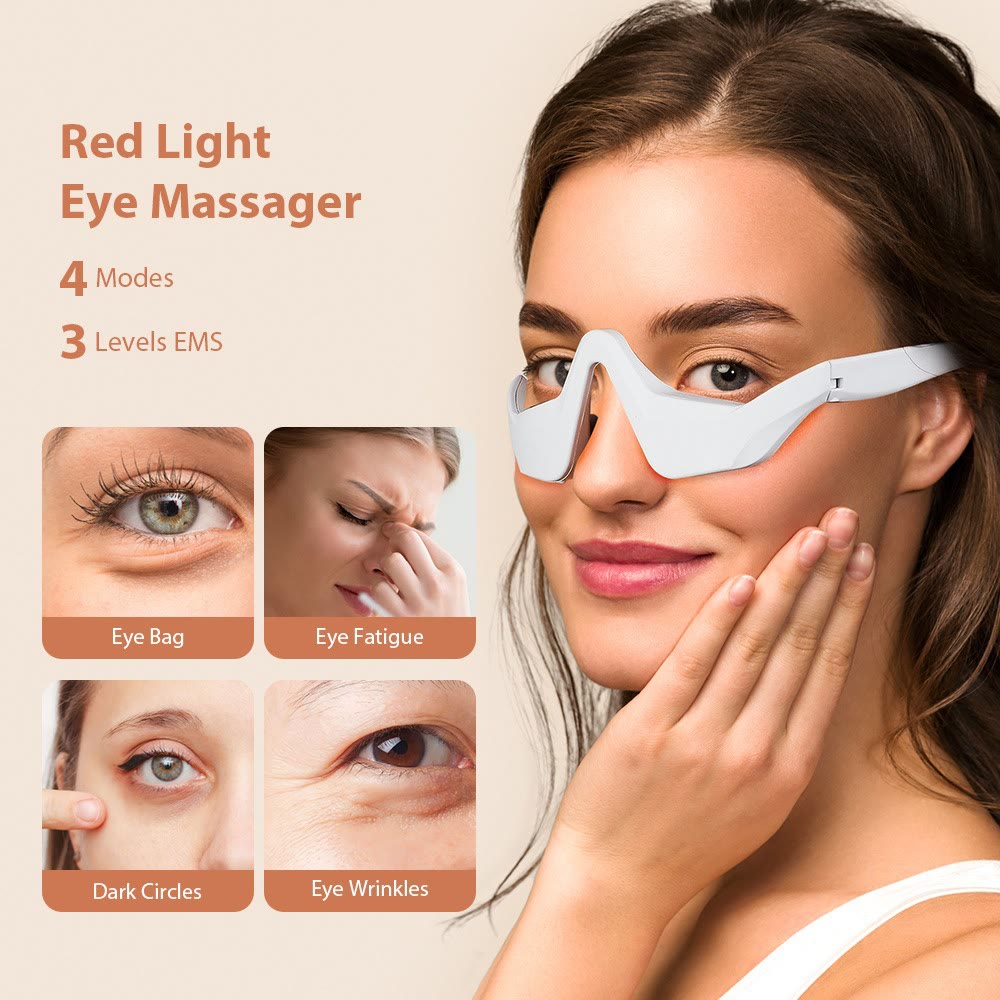 Under-Eye Red Light Therapy Device EMS Eye Massager - image 7