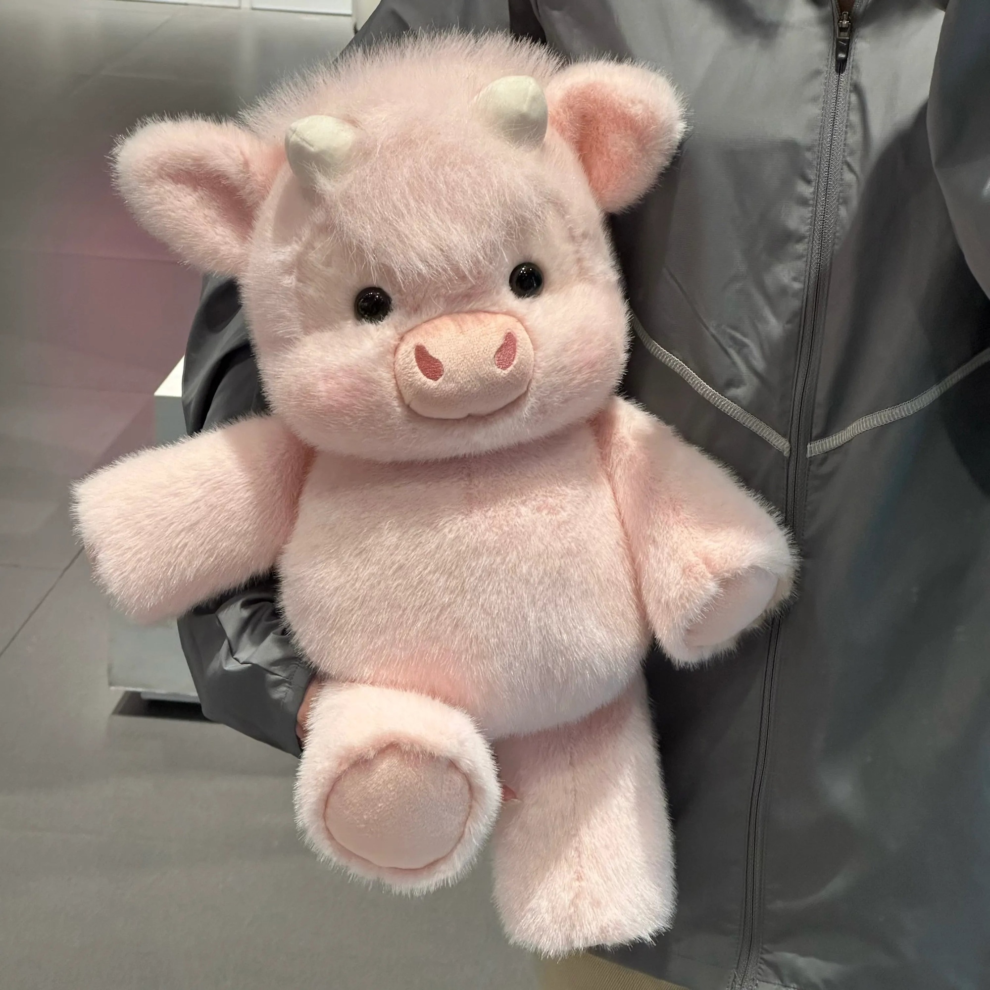 Pink Highland Cow Plush