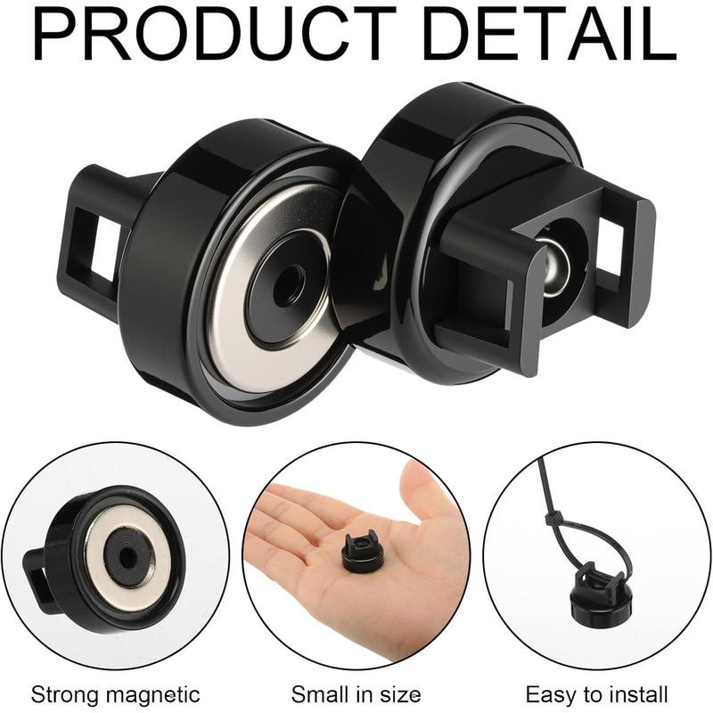 Heavy-Duty Magnetic Cable Tie Mounts, 22mm Magnetic Zip Tie Mount Bases - image 5