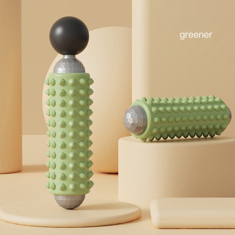 Mini Electric Massage Roller 4 Speeds Vibrating Massage Ball - Green - image 12