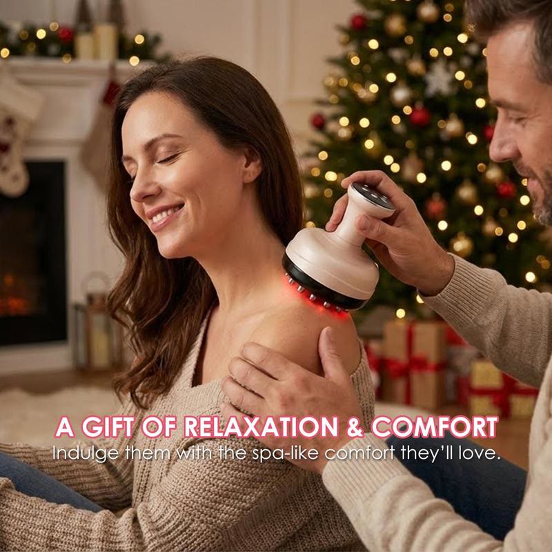 3 in 1 Electric Handheld Body Massager with Heat & Vibration - image 4