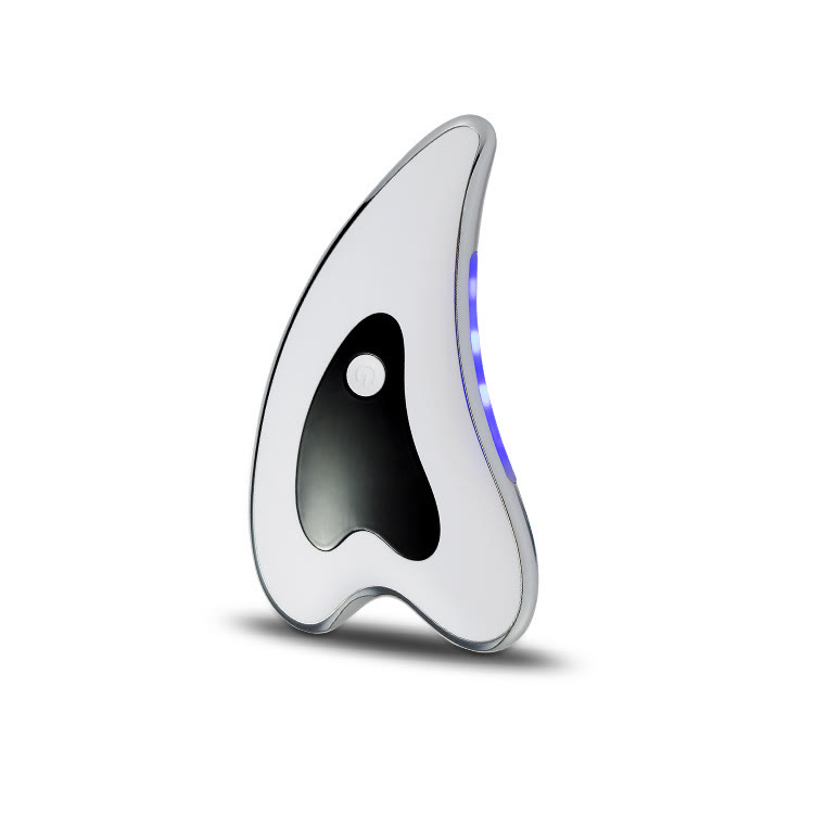 Portable Electric Heating Gua Sha Massager, Heated Scraping Massage Tool for Back & Body Skin Care - White - image 5