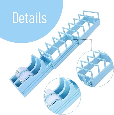 18 Strip Tape Dispenser, Portable Foldable Dual Roll Tape Dispenser - image 4