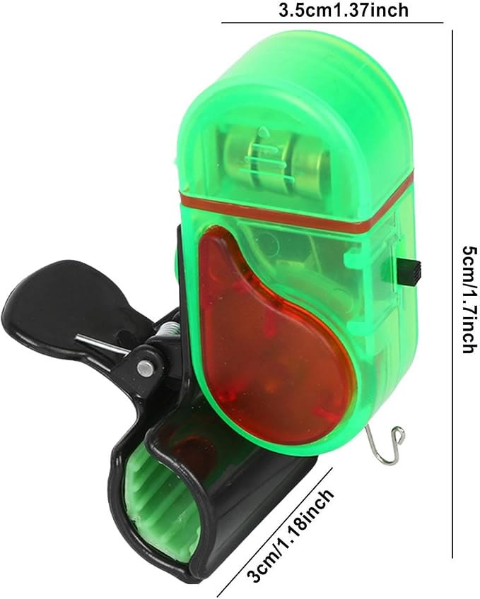 2 PCS Fishing Bite Alarm with Led Light, Bite Alarms for Fishing Poles - image 3