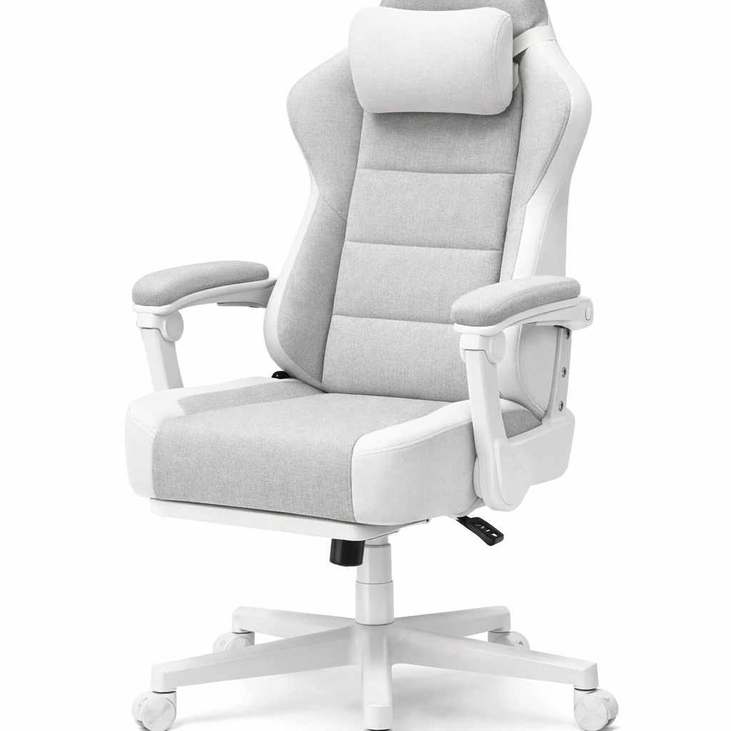 Silla ergonomica de oficina con soporte cervical-Olvuno