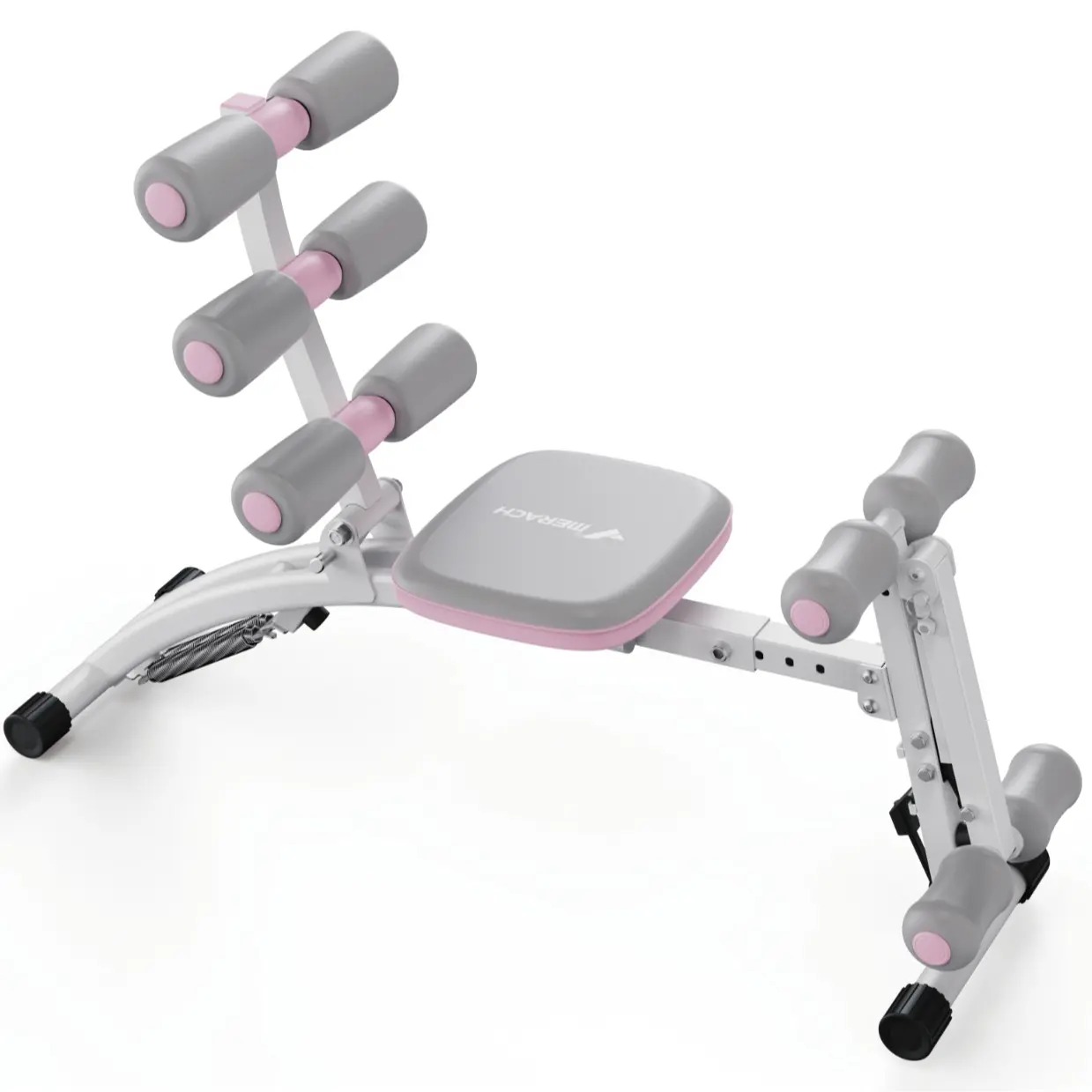 Banco de pesas ajustable para entrenamiento de cuerpo completo, banco de press para entrenamiento de fuerza en gimnasio en casa, máquina de ejercicio para abdominales, brazos y piernas.