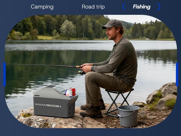 Upstreman 10QT Portable Car Cooler & Warmer Mini Fridge, 12V Adapter, Dual Cooling/Heating, Mini Portable Fridge for Car Trunk, Compact Car Refrigerator with Strap, Multi-Temperature Mini Fridges, Car Accessories for Camping (AR09) Upstreman 10QT Portable Car Cooler & Warmer Mini Fridge, 12V Adapter, Dual Cooling/Heating, Mini Portable Fridge for Car Trunk, Compact Car Refrigerator with Strap, Multi-Temperature Mini Fridges, Car Accessories for Camping (AR09)